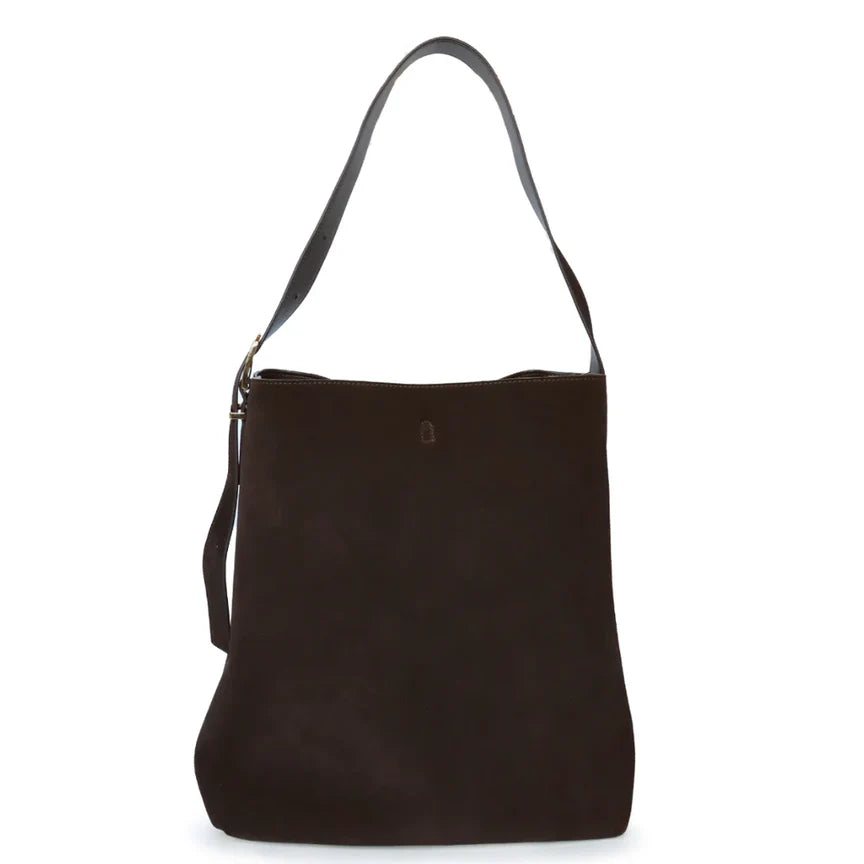 Kathryn Wilson Tobi Tote Chocolate Suede