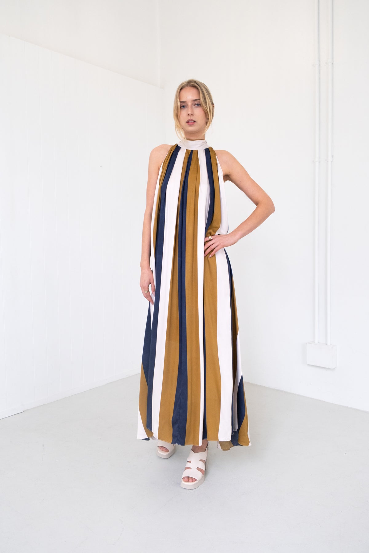 Alex & Carter Vionette Dress Rivera Stripe