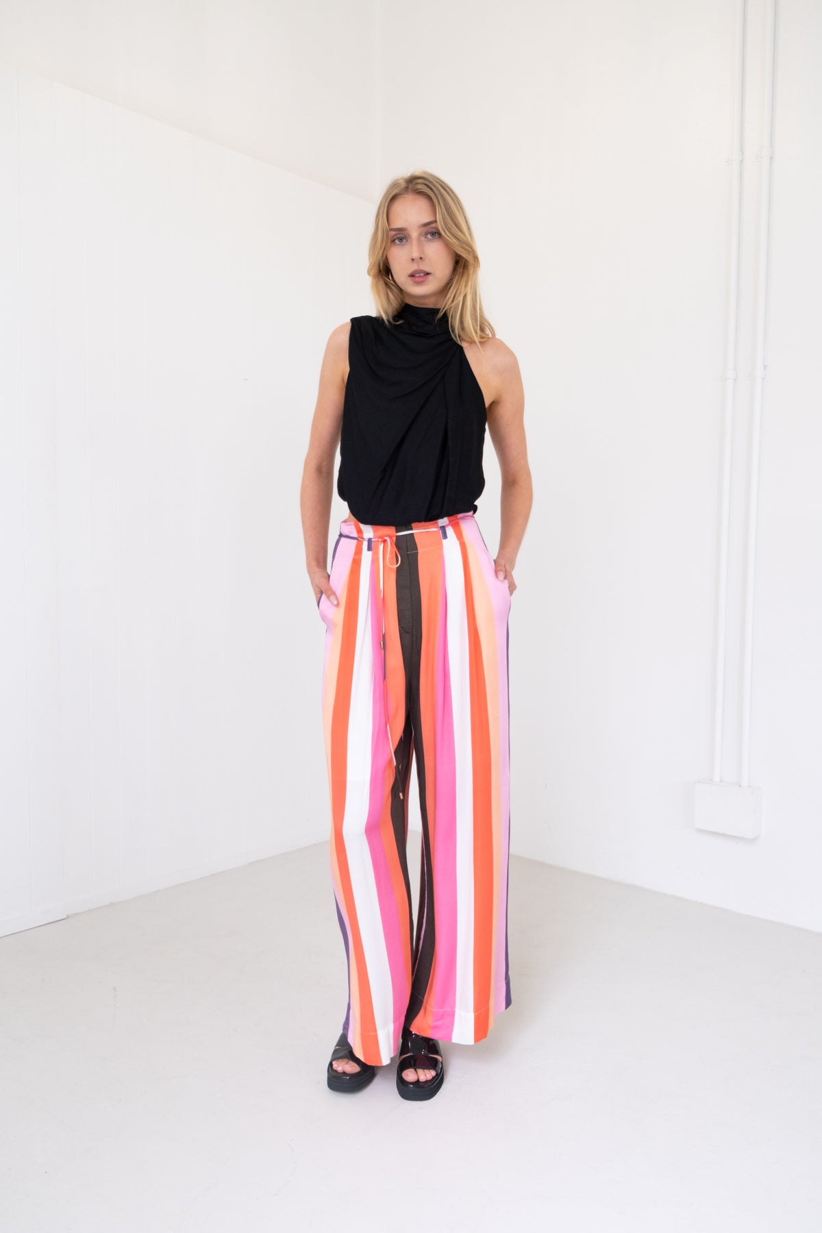 Alex & Carter Albers Pant Bright Stripe