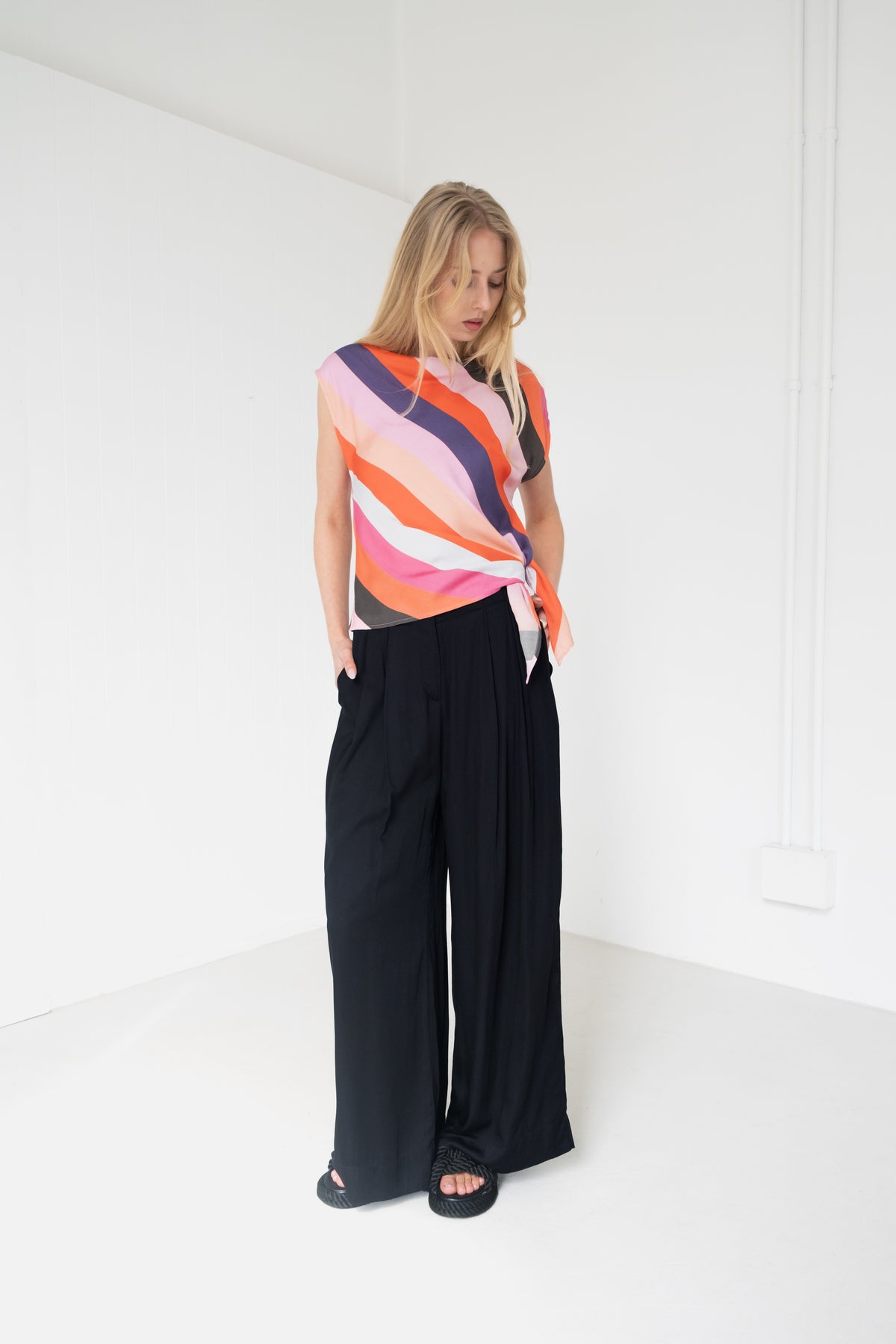 Alex & Carter Joan Top Bright Stripe