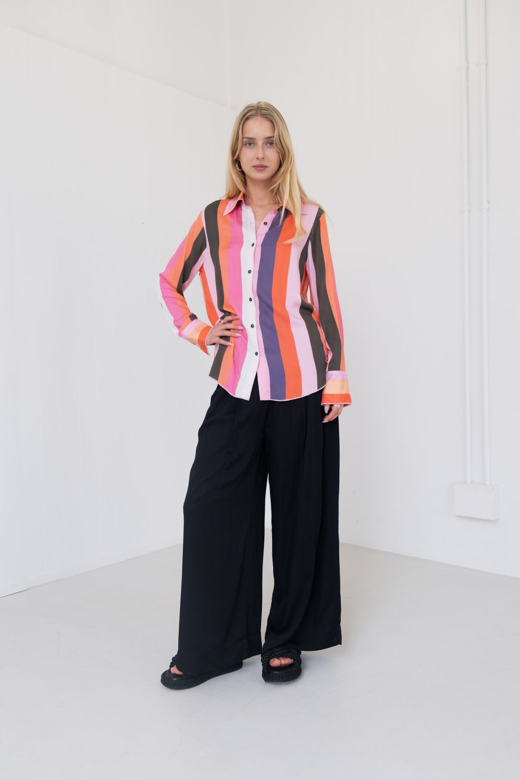 Alex & Carter Lee Shirt Bright Stripe