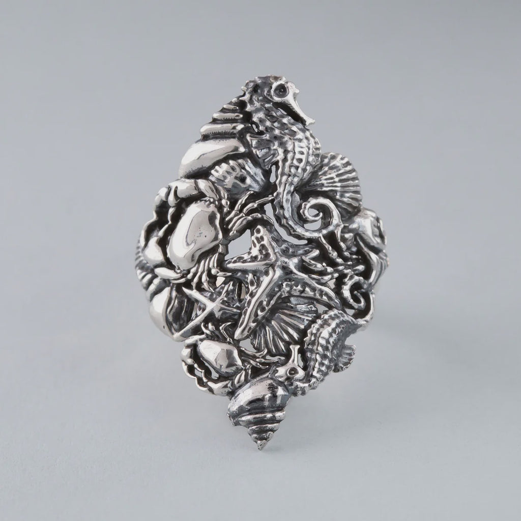 Nick Von K Seahorse Garden Ring