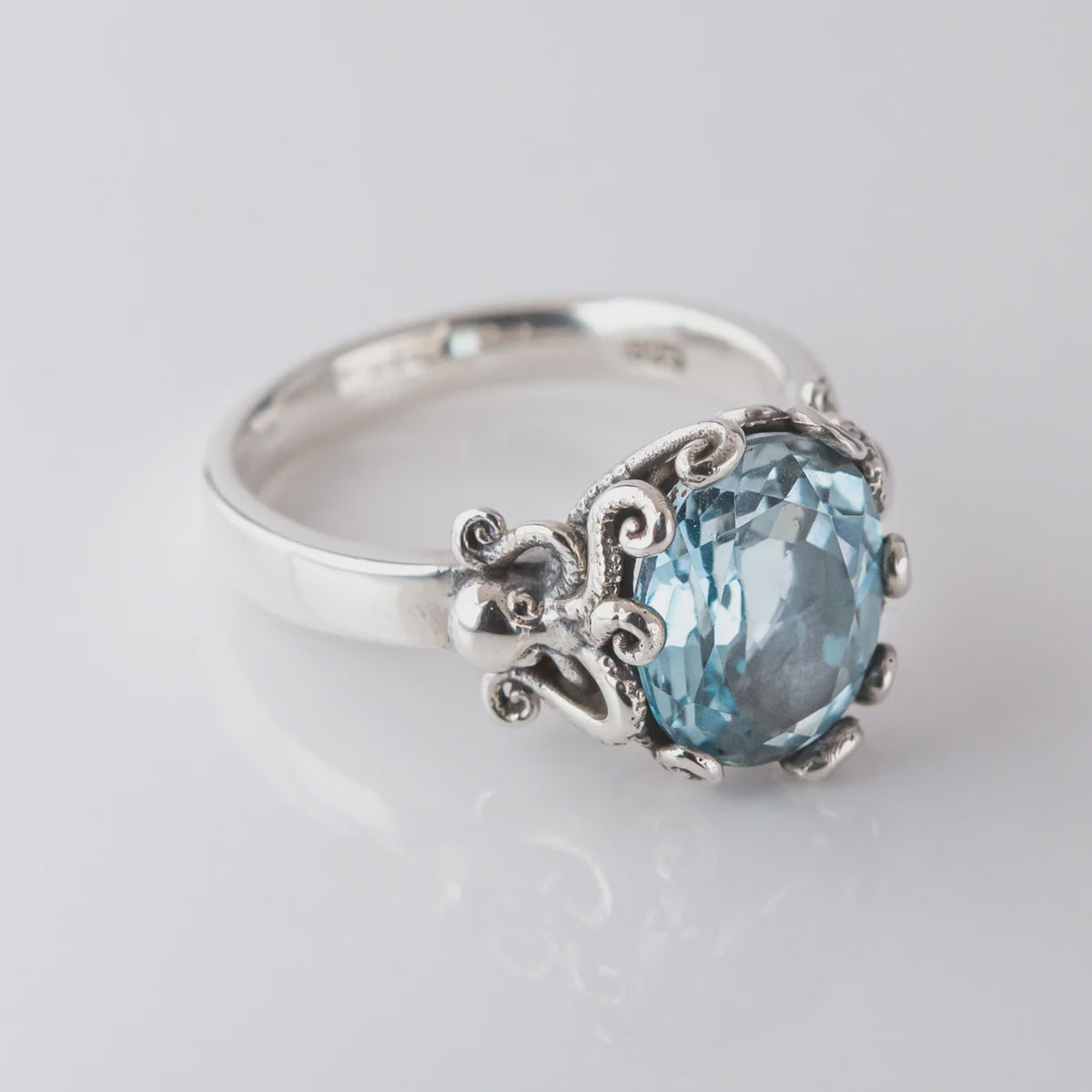 Nick Von K Topaz Twin Octopus Ring