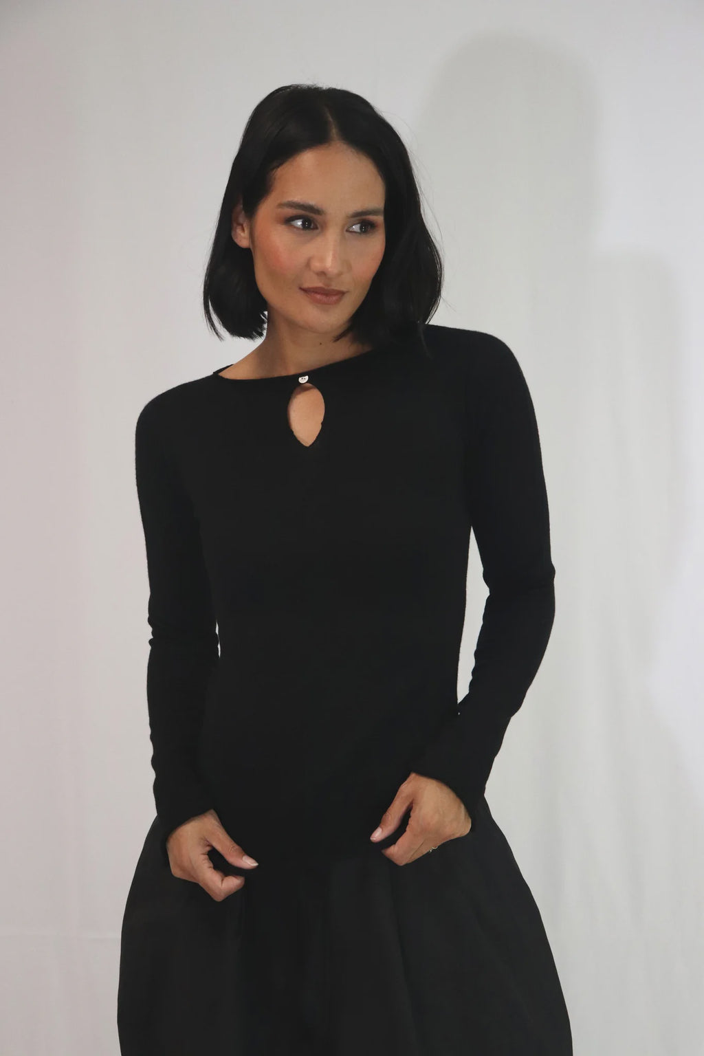 Tatano Melanie Long Sleeve Merino Black