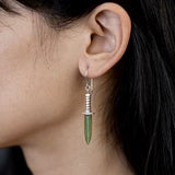 Nick Von K Baby Pounamu Dagger Earrings