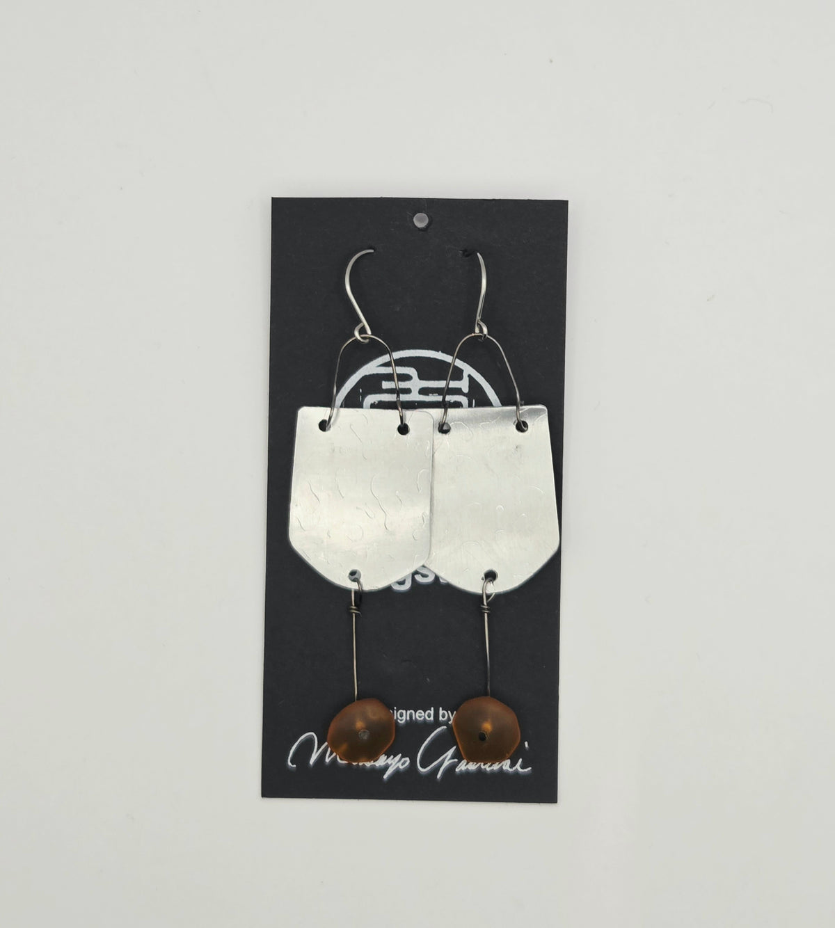 Dogstar Kohaku Earrings Amber