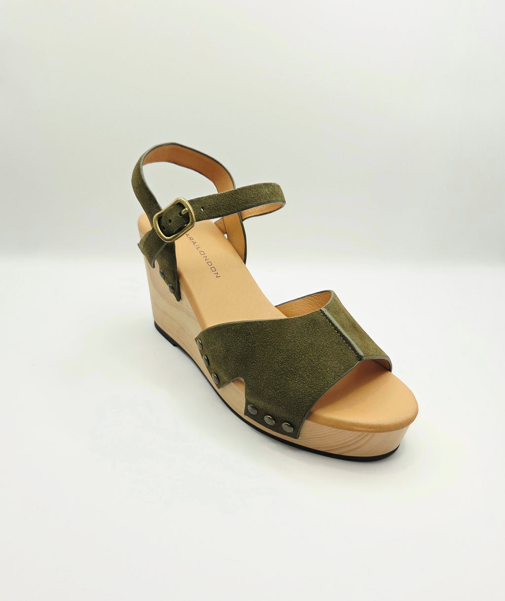 Tamara London Bilbo Olive Suede