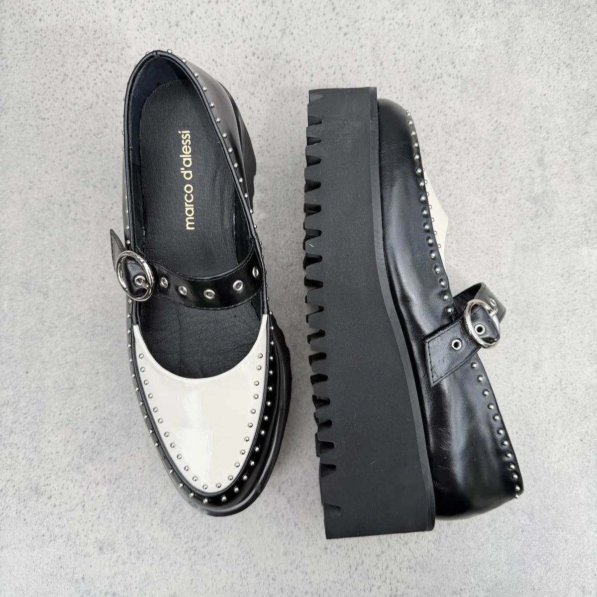 Marco D'Alessi 252031 Loafer White/Black