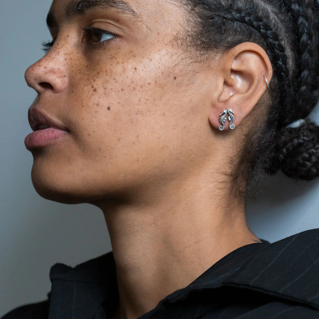 Nick Von K Seahorse Studs