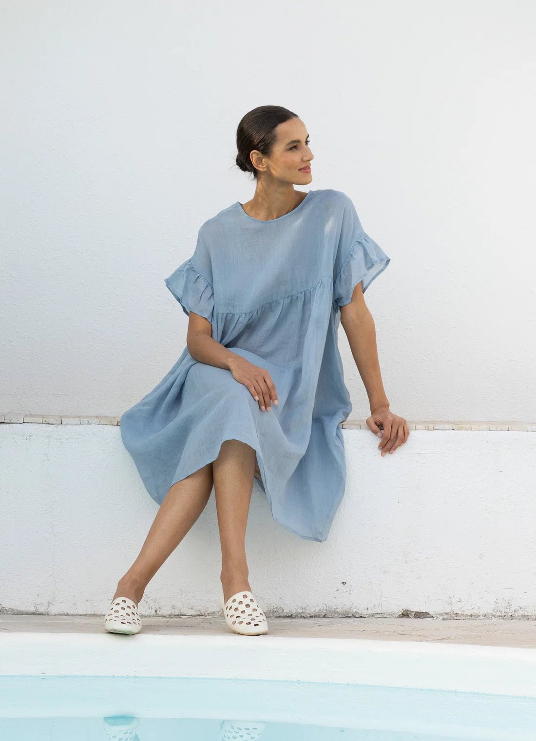 Two by Two Reina Dress Sky