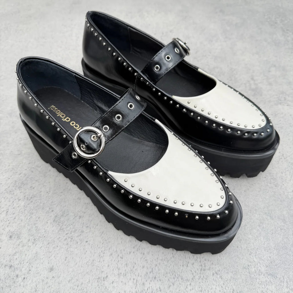 Marco D'Alessi 252031 Loafer White/Black