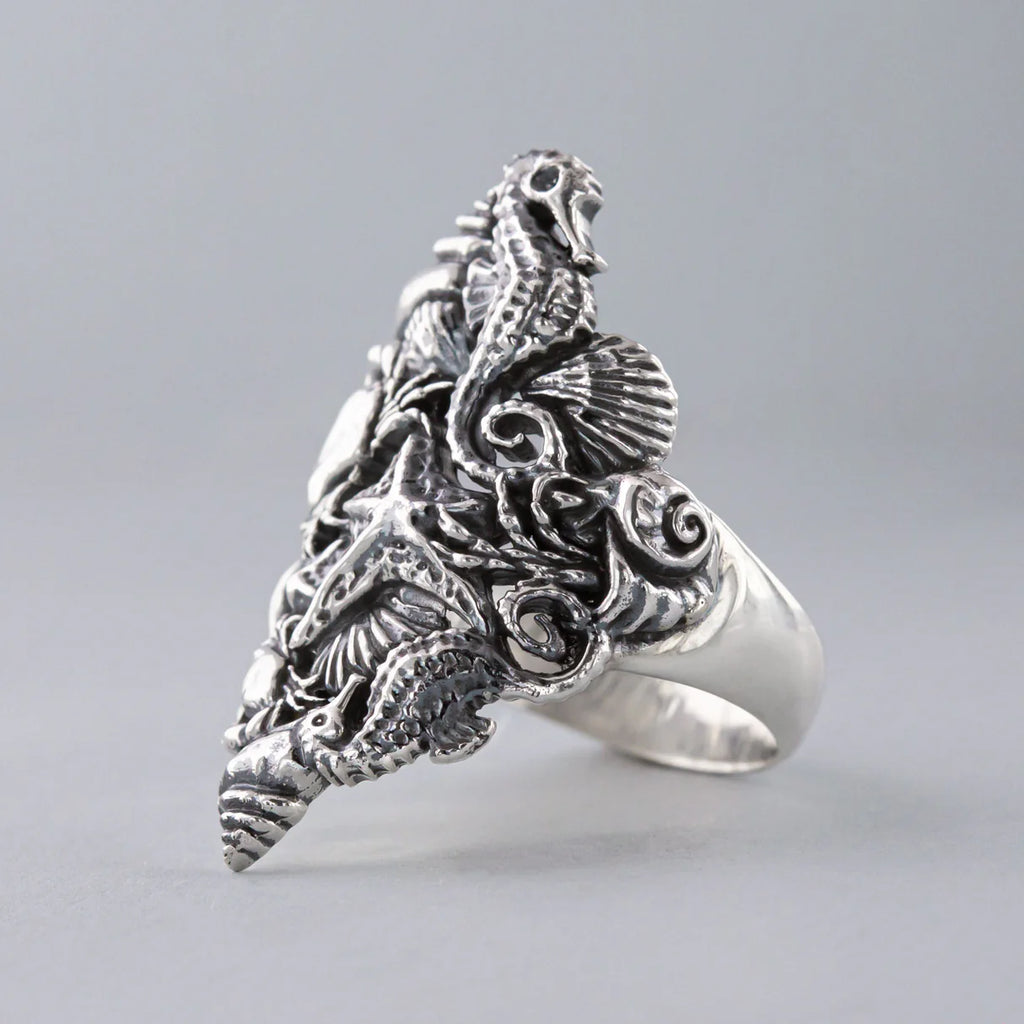 Nick Von K Seahorse Garden Ring