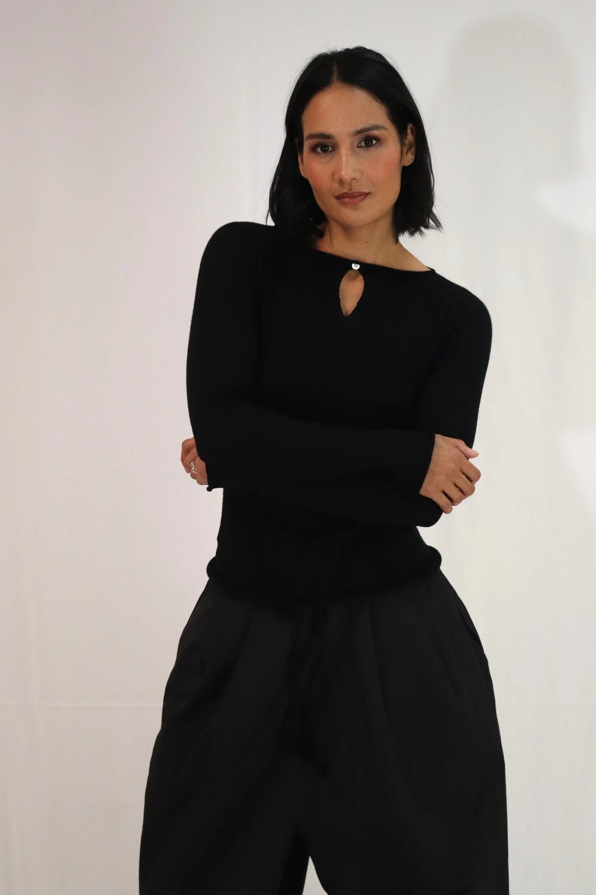 Tatano Melanie Long Sleeve Merino Black
