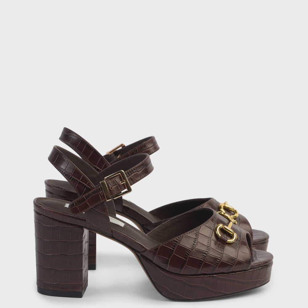 Kathryn Wilson Miranda Chocolate Croc