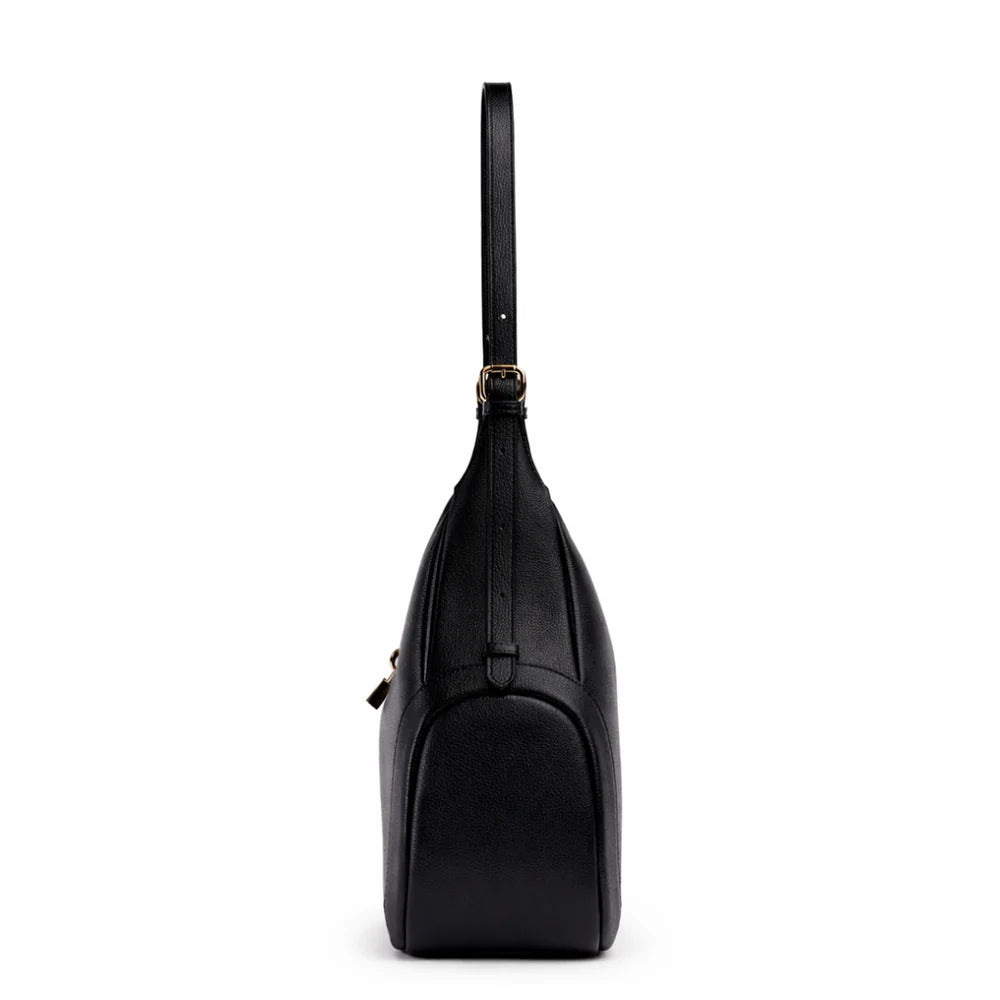 Kathryn Wilson Devon Shoulder Bag Black Pebble