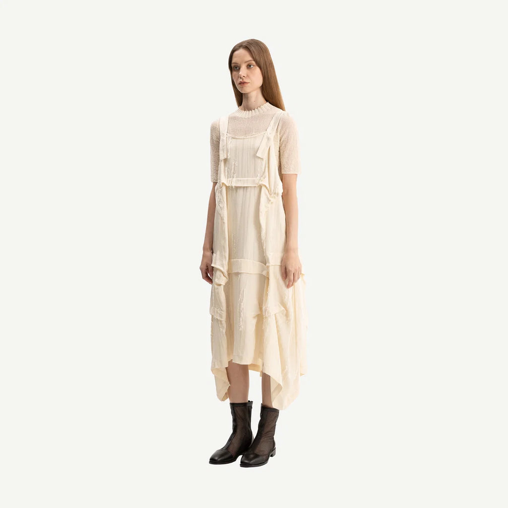 Bone & Arrow Valen Dress Cream