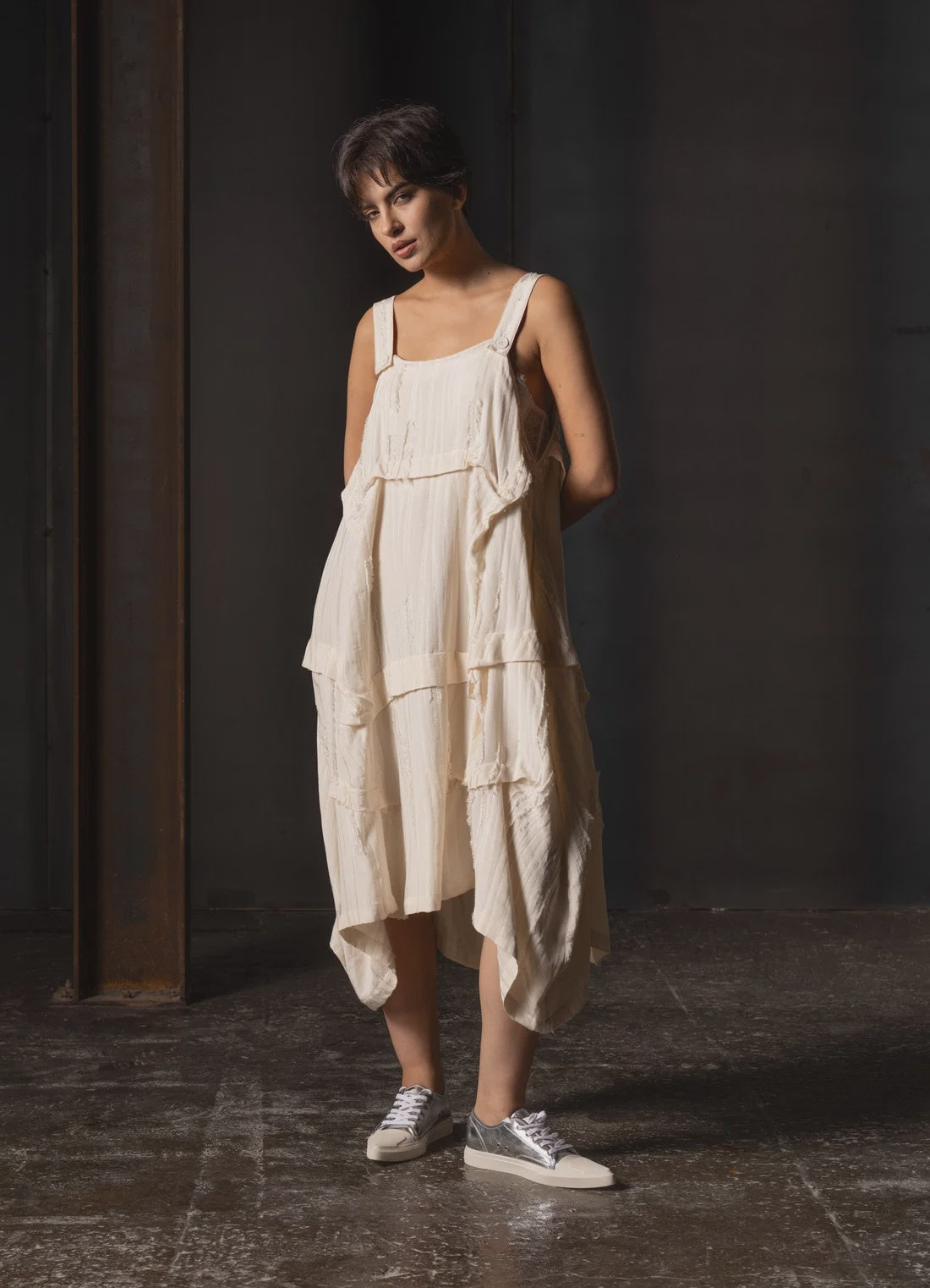 Bone & Arrow Valen Dress Cream – SoleCentralMatakana