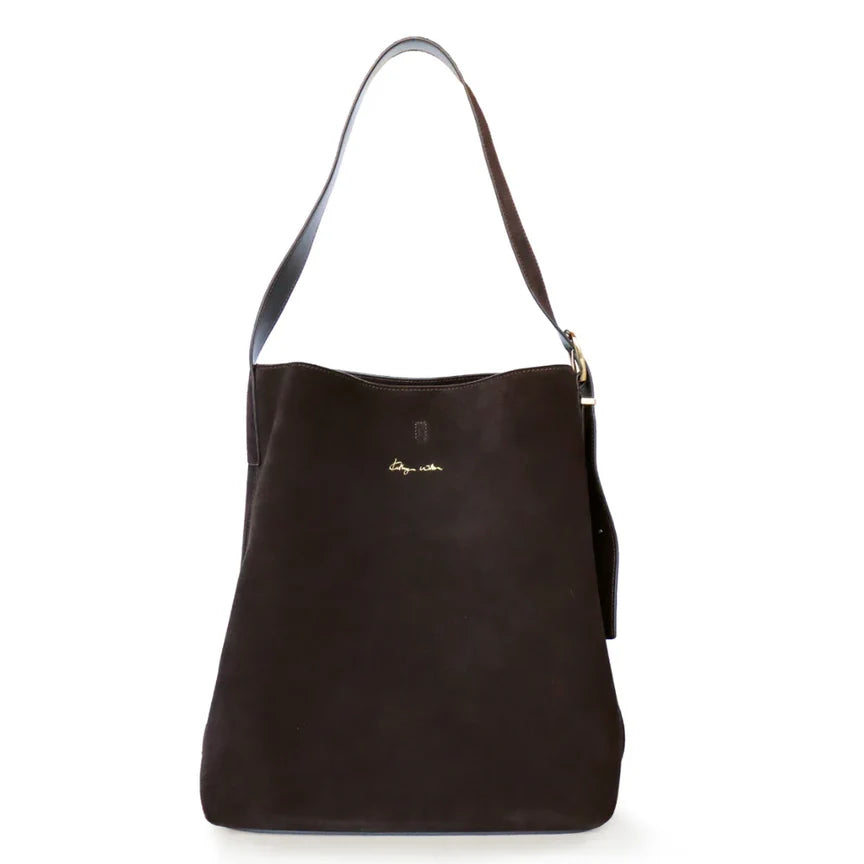 Kathryn Wilson Tobi Tote Chocolate Suede