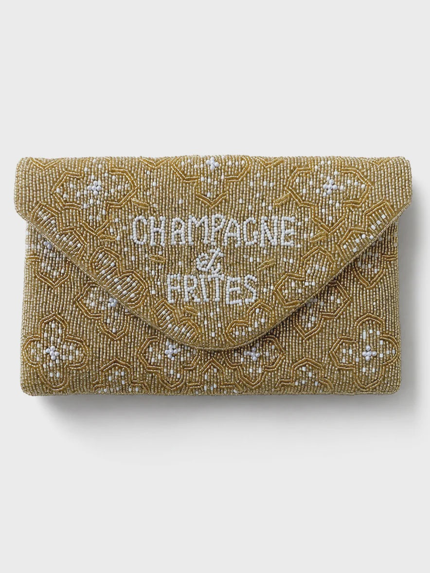 Dark Hampton Et Frites Beaded Bag