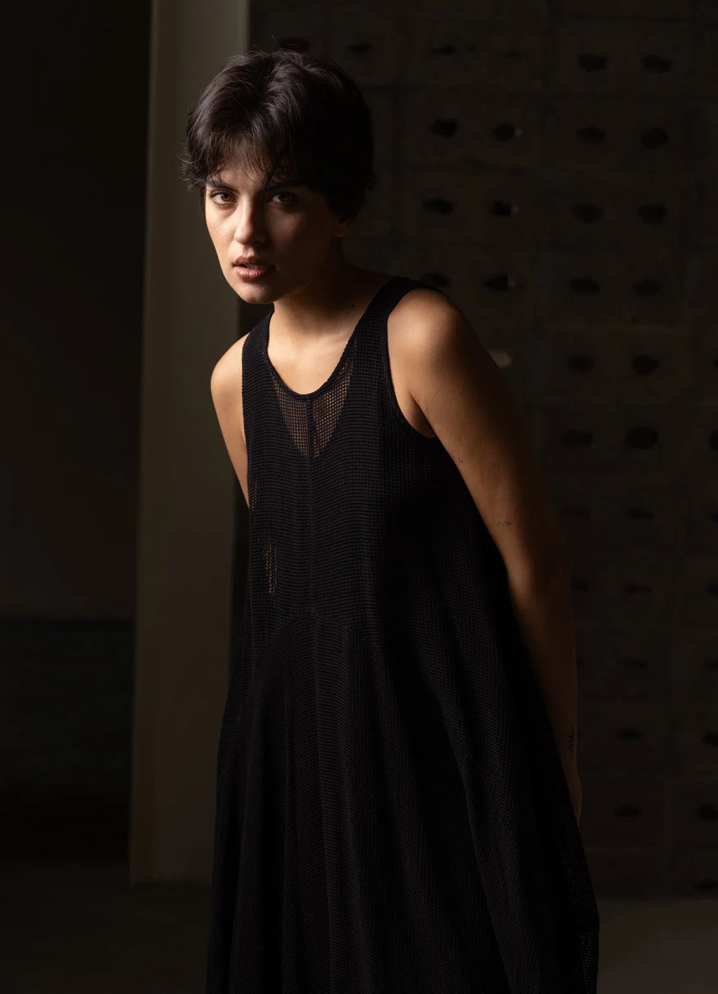 Bone & Arrow Gabriel Dress Black