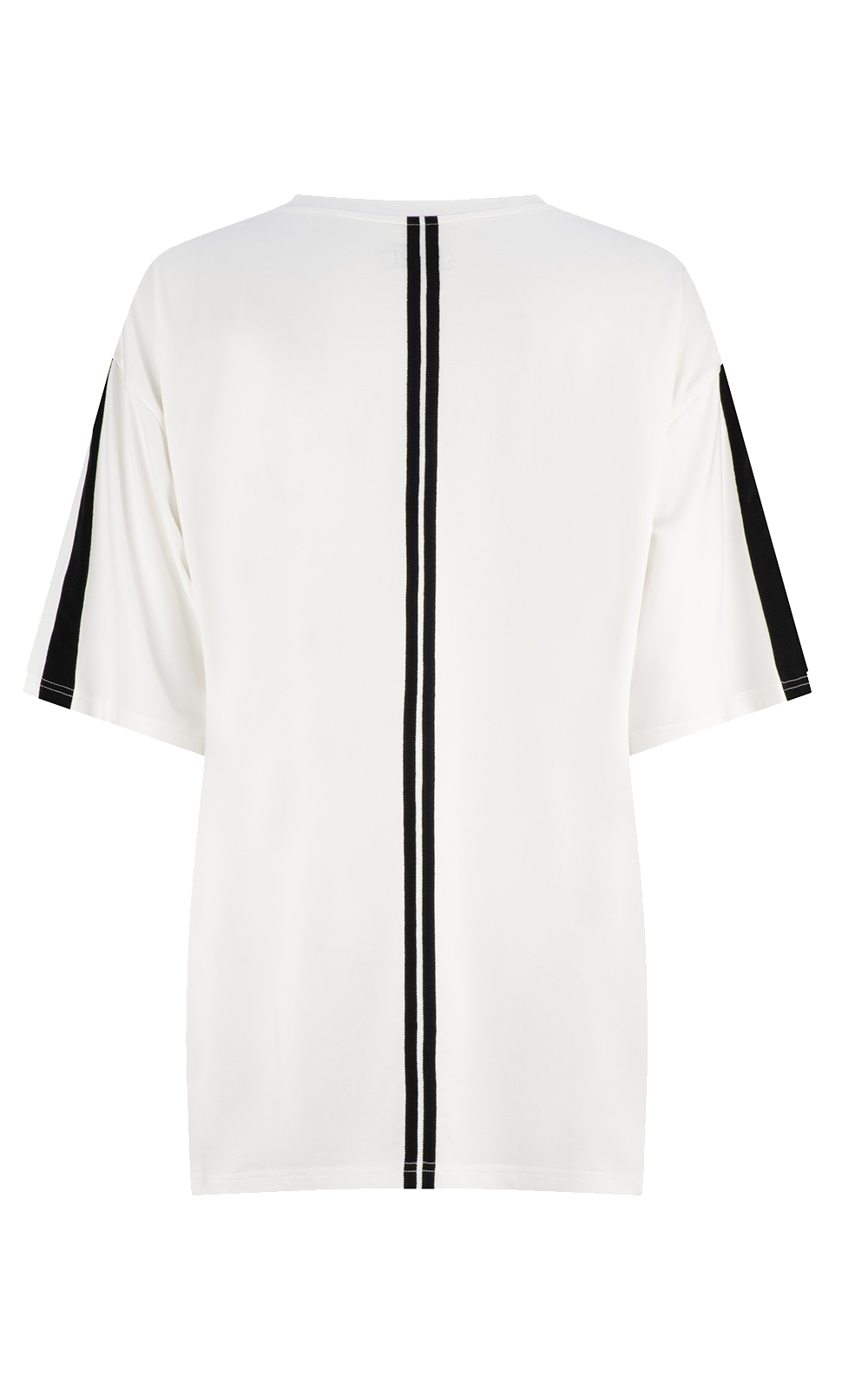 Dref by D Core Tee Ivory/Black trim