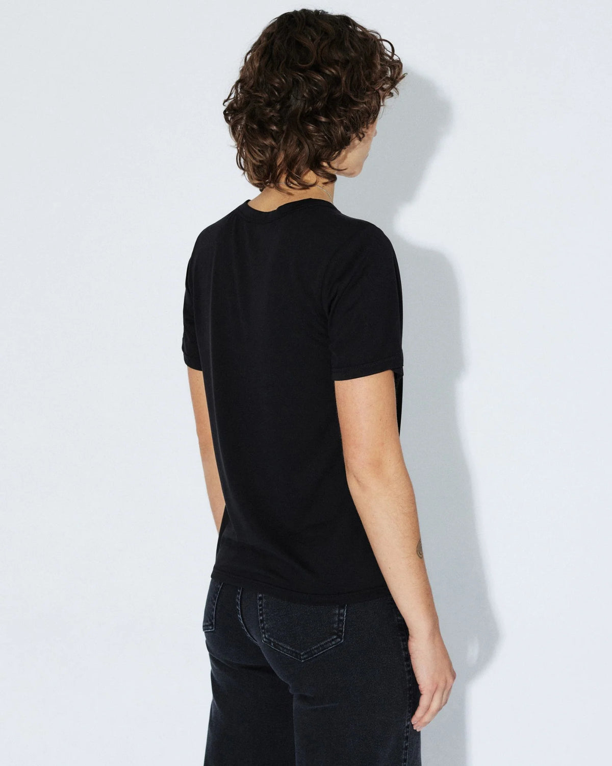 Dr Denim Lyra Top Black Mono