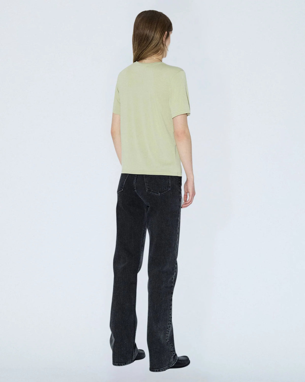 Dr Denim Lyra Top Lt Green Monro