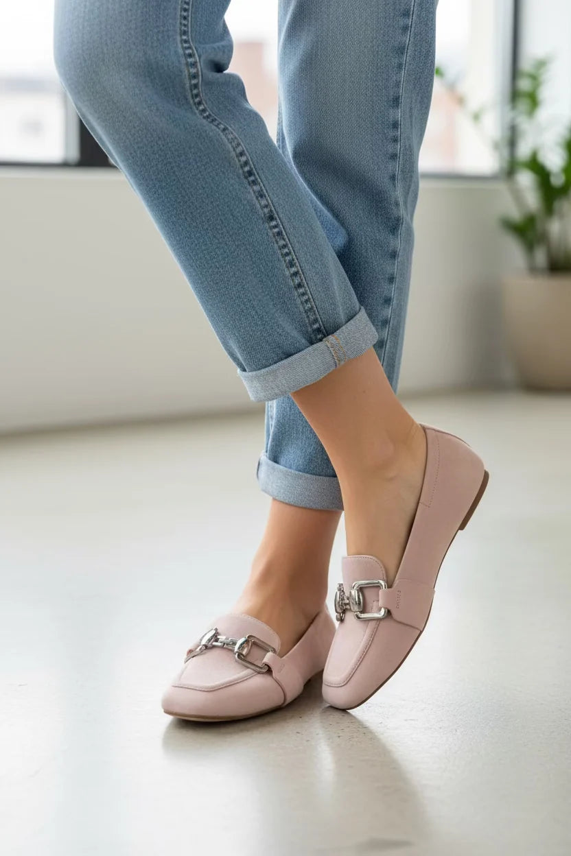 Tamara London Borge Dusty Pink Suede