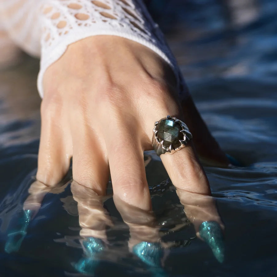Nick Von K Jaws Ring in Labradorite