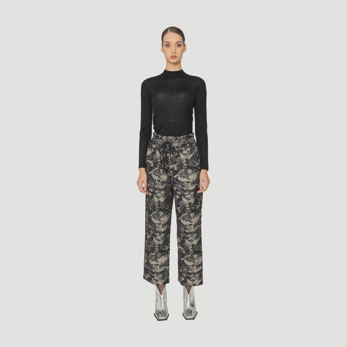 Bone & Arrow Sora Pants Fragment Print