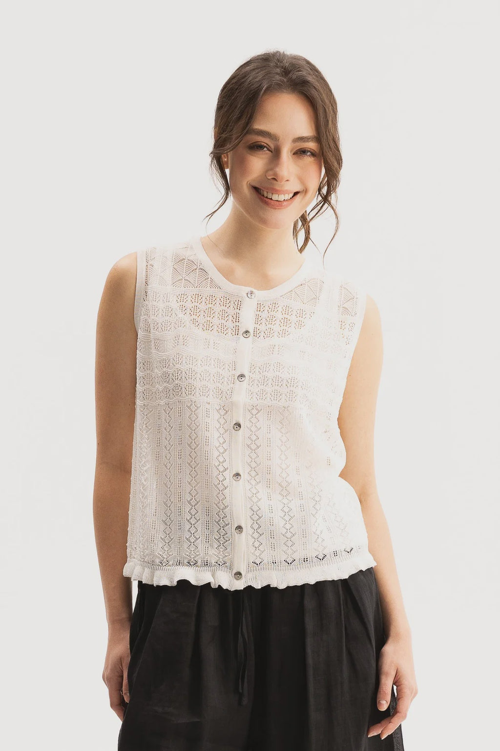 Blacklist Christine Top White