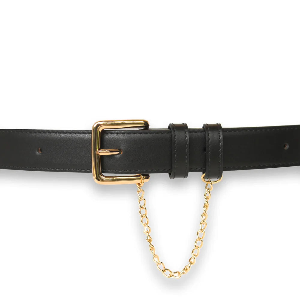 Kathryn Wilson Classic Belt Black Calf