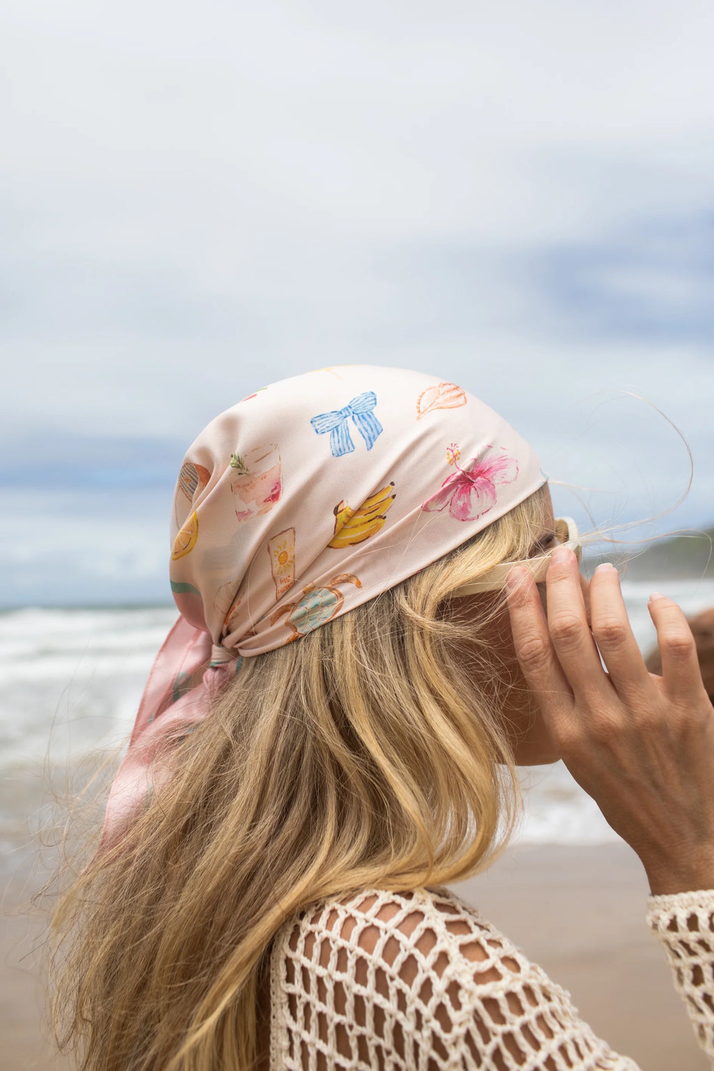 Dark Hampton  x Cass Deller Little Cove Petite Silk Scarf