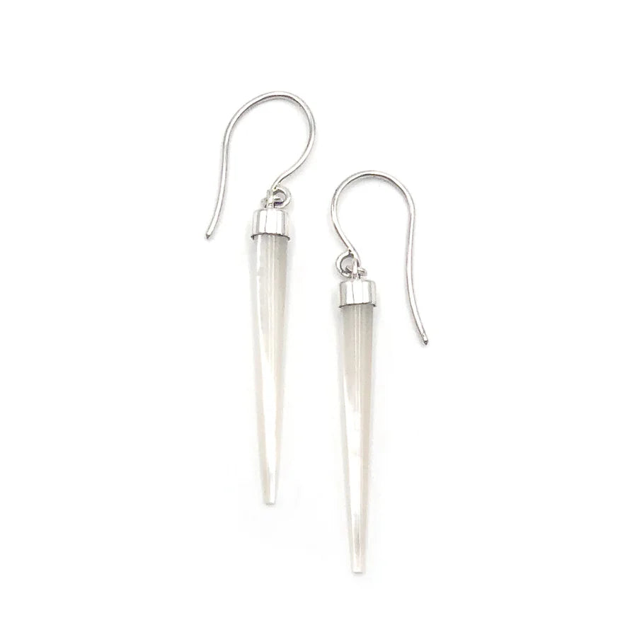 Nick Von K Mother of Pearl Icicle Earrings