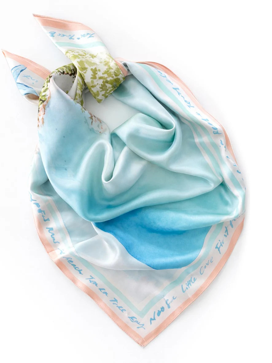 Dark Hampton x Cass Deller Noosa Large Silk Scarf
