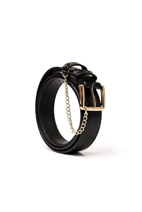 Kathryn Wilson Classic Belt Black Calf
