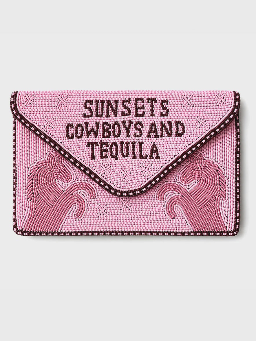 Dark Hampton The Pink Pony Beaded Bag