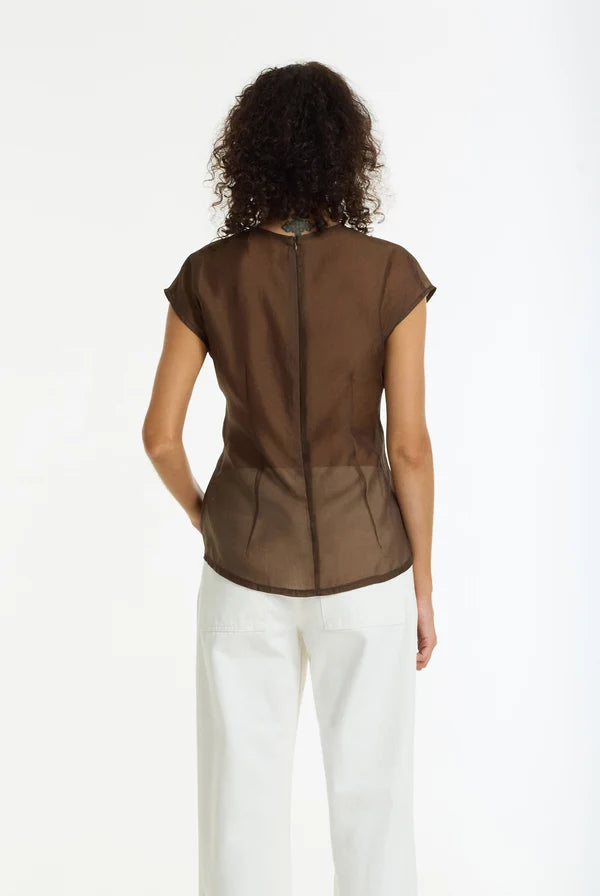 Blak Refined Romance Top Chocolate