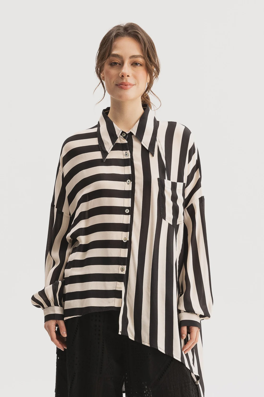 Blacklist Ayla Shirt Stripe
