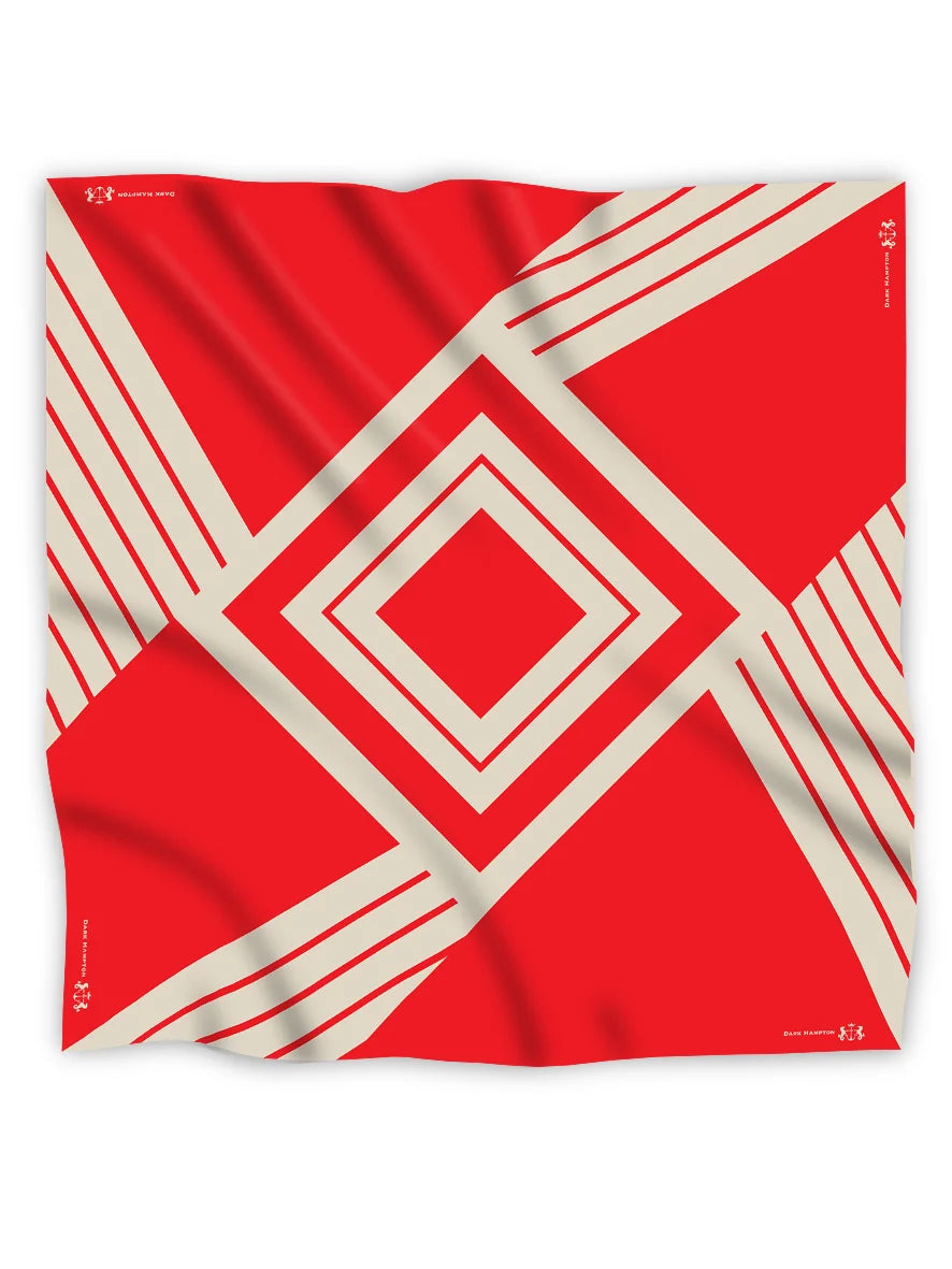 Dark Hampton Sinclair Thomson Large Silk Scarf