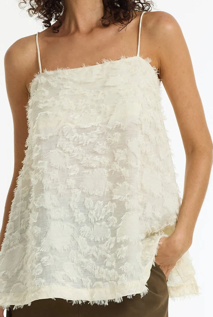 Blak Stay Close Cami Ivory