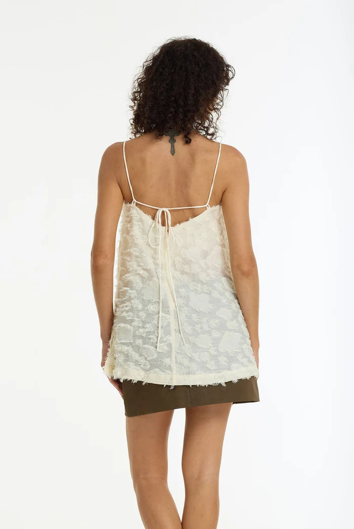 Blak Stay Close Cami Ivory