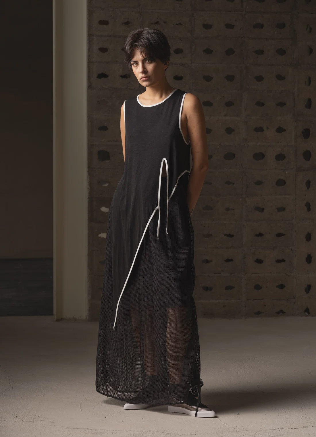 Bone & Arrow Ora Top Black