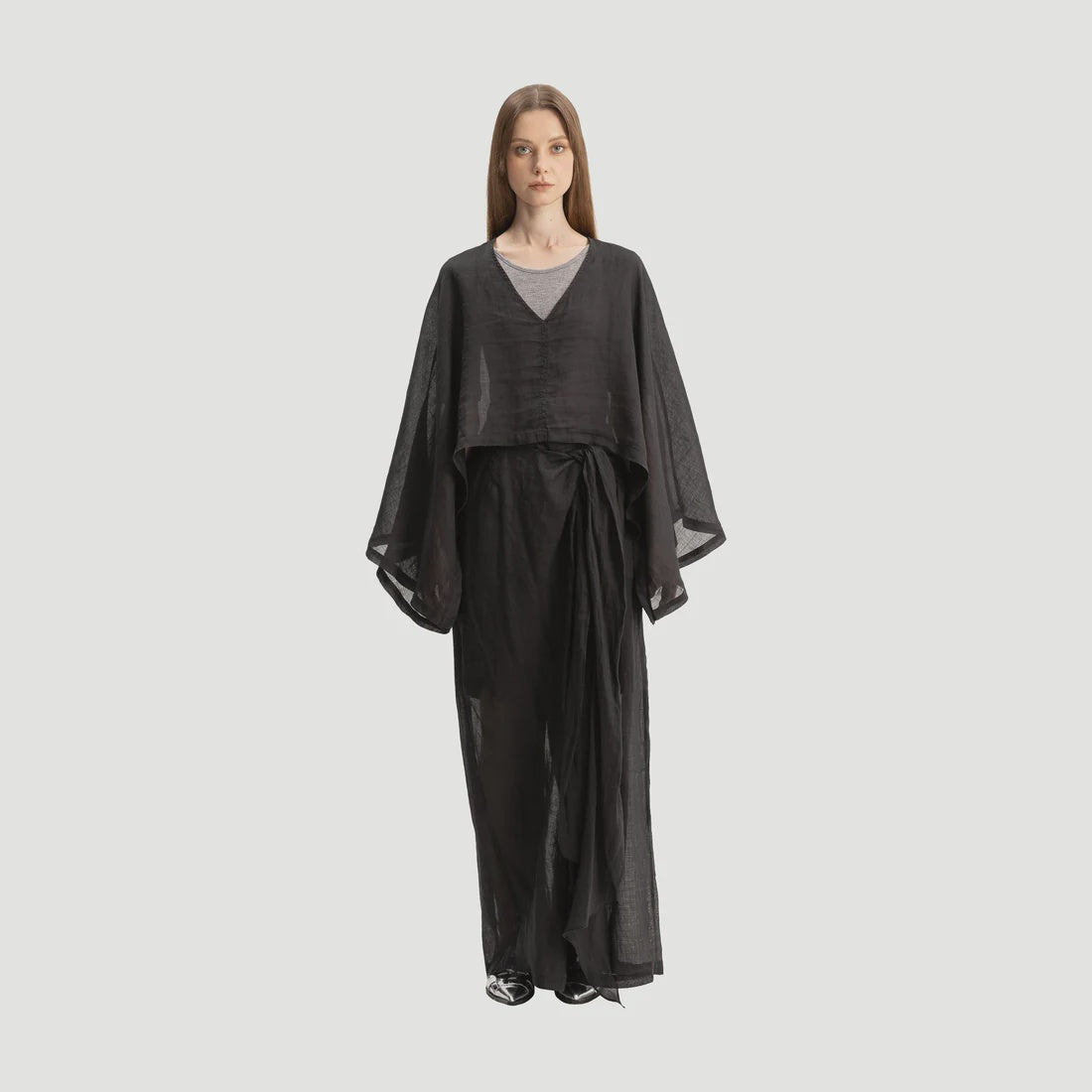 Bone & Arrow Virelle Top Black