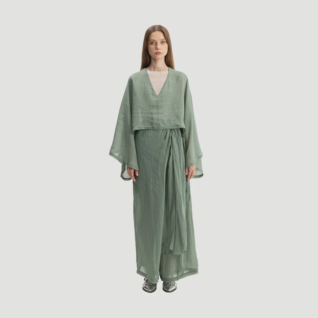 Bone & Arrow Castlia Top Sage