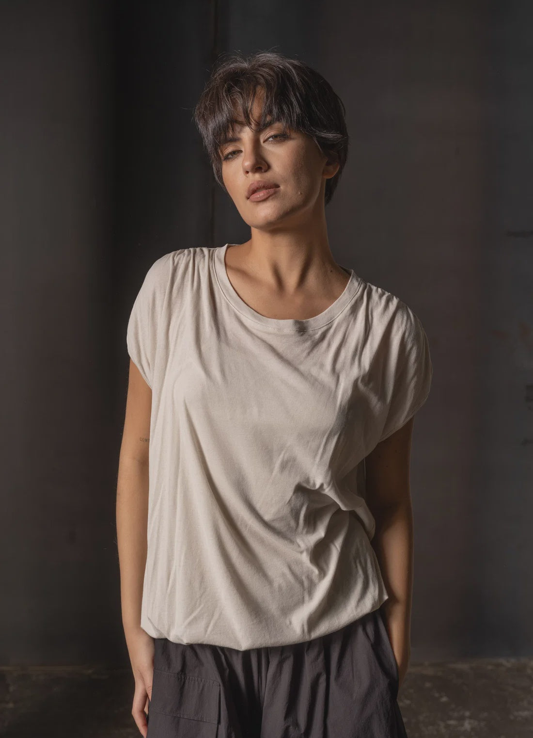 Bone & Arrow Evi Top Stone