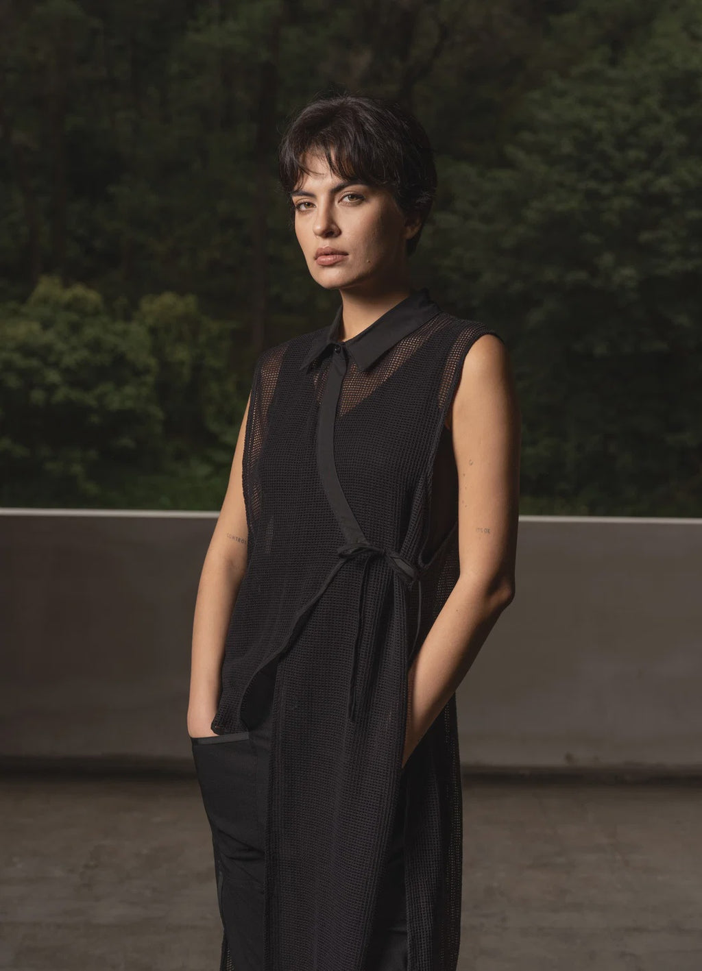 Bone & Arrow Vero Top Black