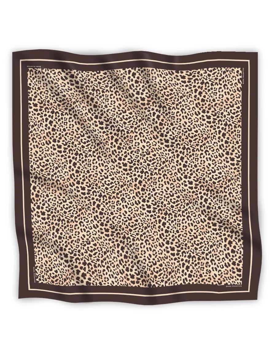 Dark Hampton The Bailey Large Silk Scarf
