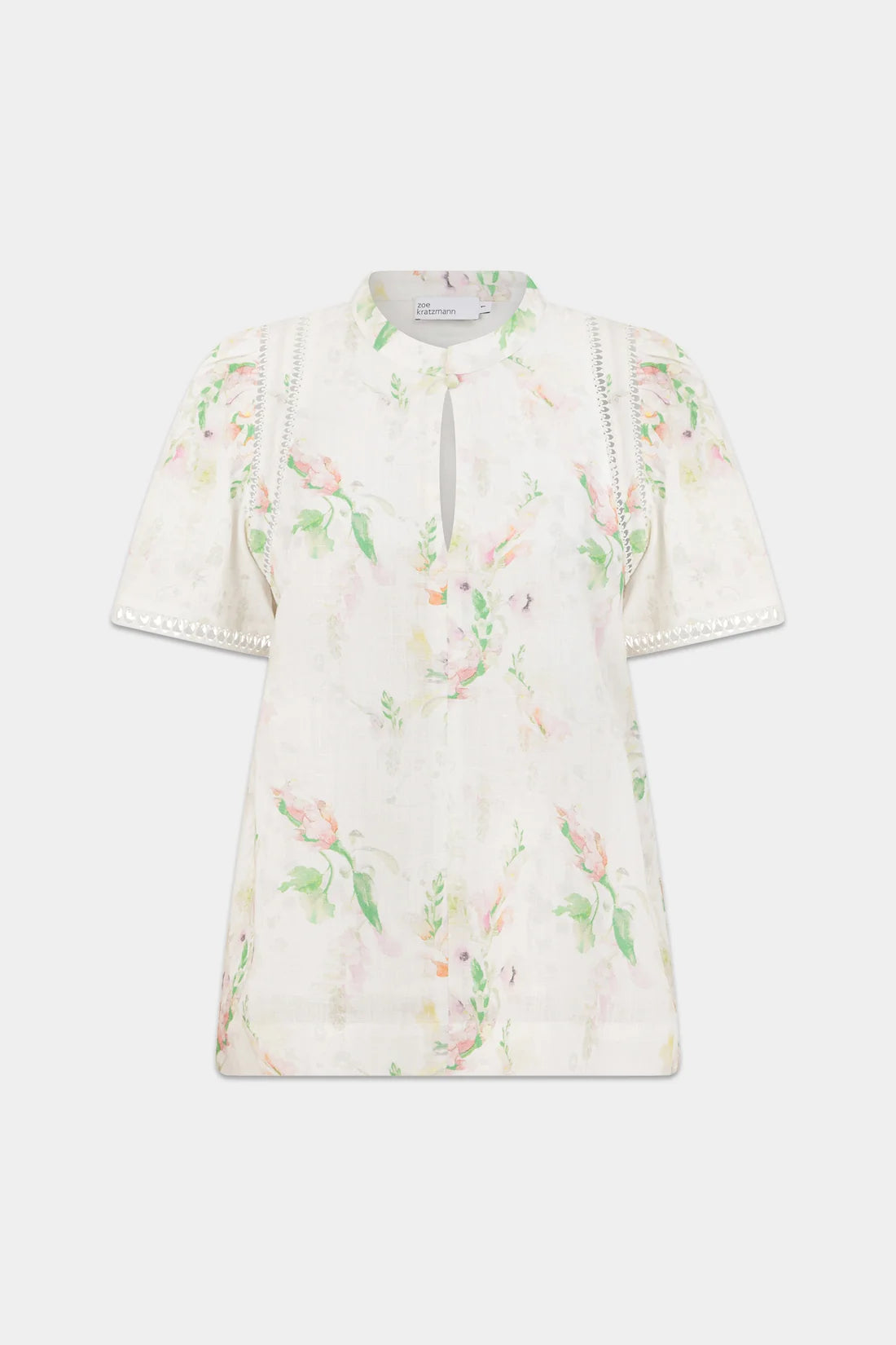 Zoe Kratzmann Charm Top Painterly Bloom