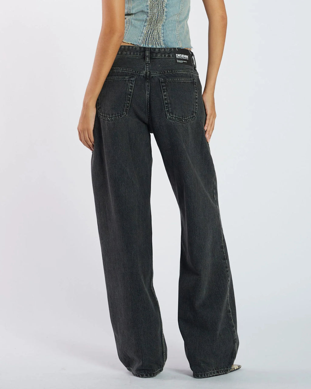 Dr Denim Hill Jeans Aged Black